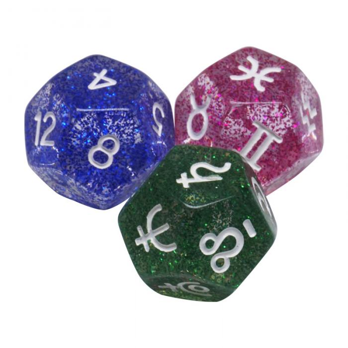 Acrylic Astrology Dice